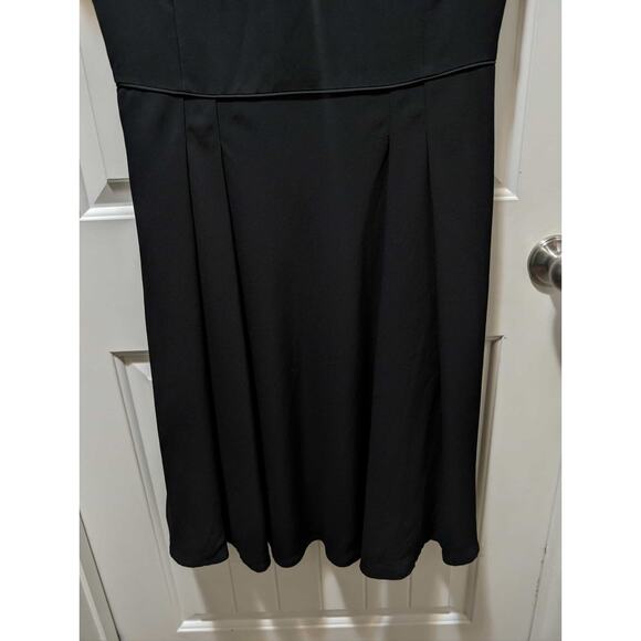 Brooks Brothers Womens Black Short Sleeve Sheath Dress Size 10 Business Pockets - Picture 4 of 10